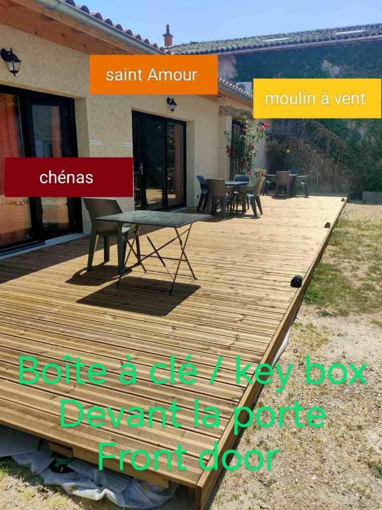 La Chapelle-de-GuinchayAu Coeur Des Vignes Moulin A Vent公寓 外观 照片